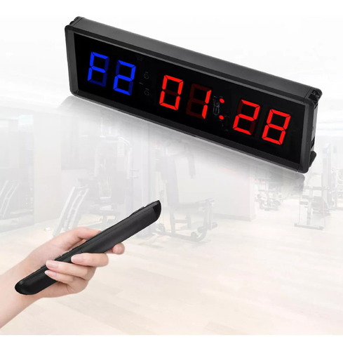 . Cronómetro Led De 1.5 Pulgadas Para Gimnasio