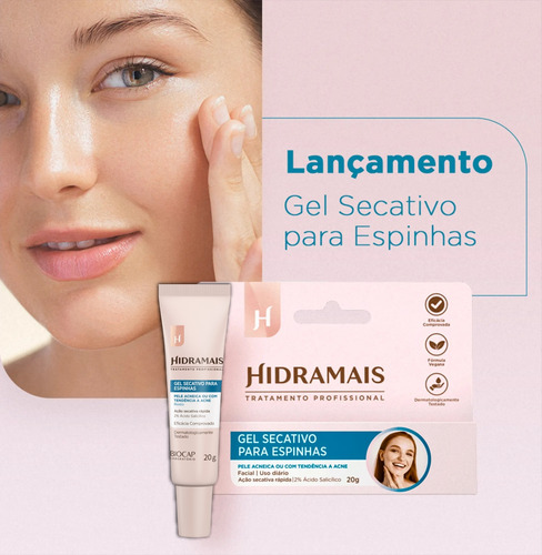 Kit Tratamento Prevenção Espinhas Limpeza Profunda Hidramais