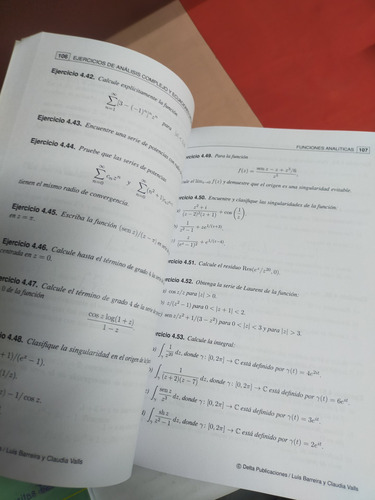 Ejercicios De Analisis Complejo Y Ecuaciones Diferenciales