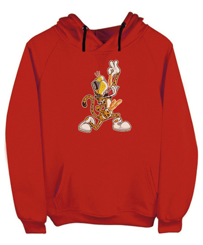 Sudadera Capucha Roja Ro9  Chester Cheetos Az873