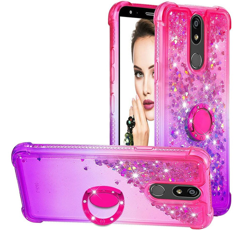 Funda Para LG K40 Gradient Quicksand Mujeres Niñas Glj32