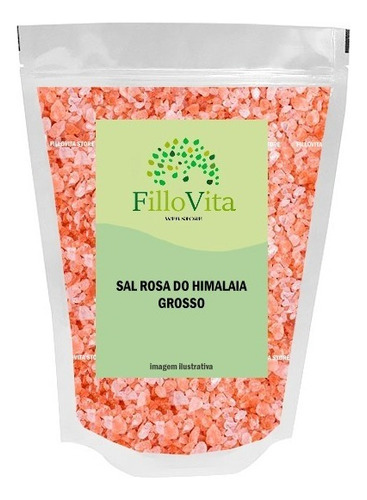 Sal Rosa Do Himalaia Grosso Fillovita - Embalagem De 2kg
