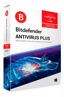 Bitdefender Antivirus Plus 1 Año | 1 Pc | Entrega Inmediata.