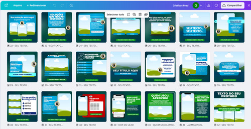 Pack 102 Criativos Para Anúncios Editáveis No Canva