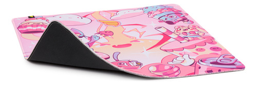 Mousepad Gamer Fallen Candy Speed++ Estampado Grande 45x45cm Rosa