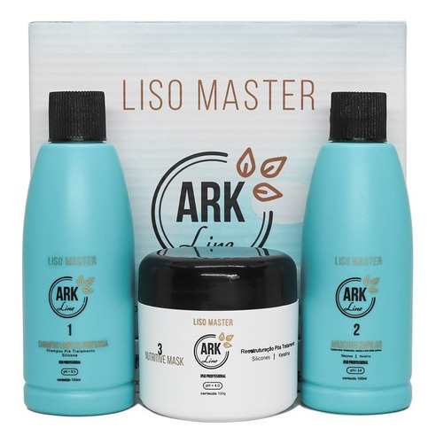 Novo Kit Azul Progressiva Liso Master - 100 Ml