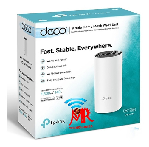 Sistema Wi-fi Mesh Para La Casa Deco M4 (1-pack) Tp-link 