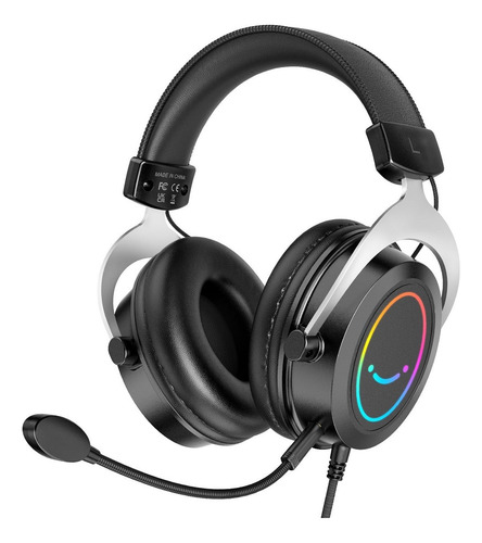 Audífono Fifine Ampligame H3 Rgb Multiplataforma - Negro