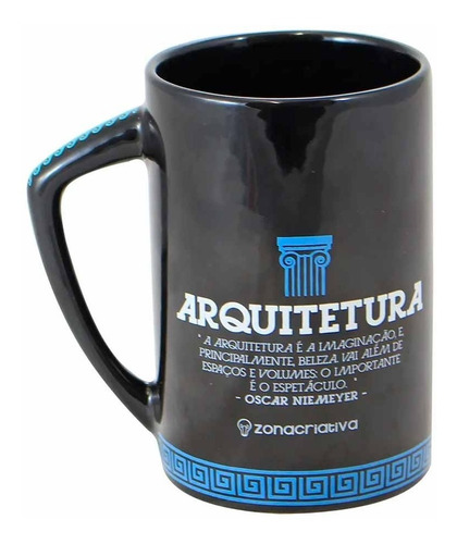 Imagem 1 de 3 de Caneca 300ml Na Lata Profissões Arquitetura Zona Criativa