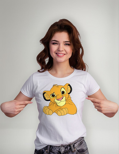 Playera Dama Jh El Rey Leon Simba P25