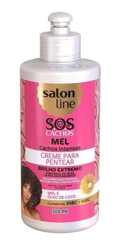 Salón Line Miel Cachos Intensos Crema De Peinar 