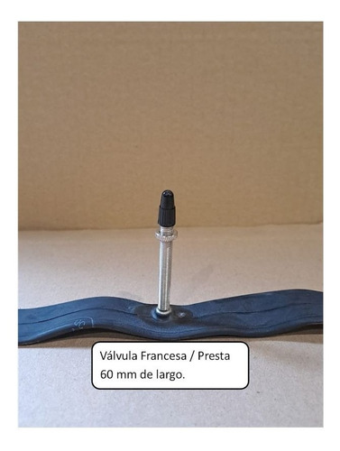 Imagen 3 de 7 de Camara Para Bicicletas 700x23/25 Valvula Francesa / Presta