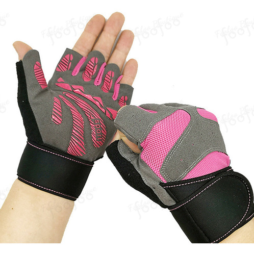 Y Guantes Para Gym Pesas Deportivos Muñequeras Mujer Y