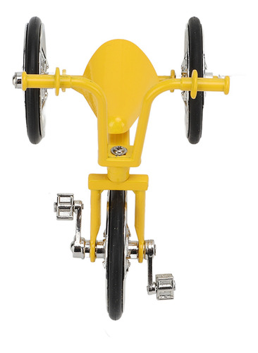 Juguete Triciclo Modelo 3d Coche Ornamento Extraíble Metal C