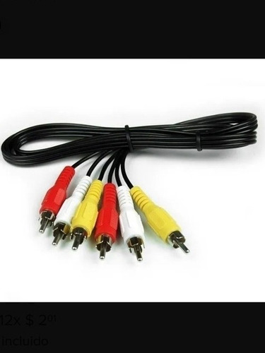 Cable Rca Metro 1.4 Excelente Calidad Rojo Amarillo Y Blanco