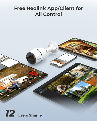 Câmera De Segurança Celular Reolink Go Plus 4g 2k Com Painel