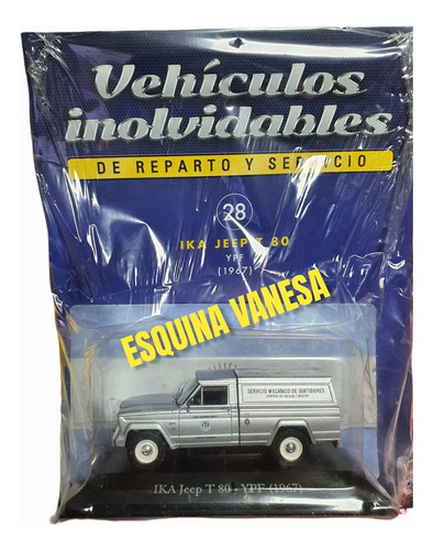 Ika Jeep T 80 Ypf 1967 Inolvidables Reparto 1:43