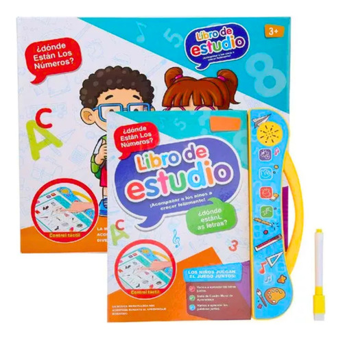 Libro Didáctico Interactivo Aprendizaje Bilingüe Para Niños