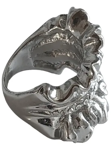 Anillo Fantas a Fina Fruncido Con Brillantitos Tiara Talla 8