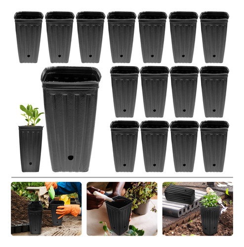 Contenedor De 30 Vasos Altos Para Invernadero