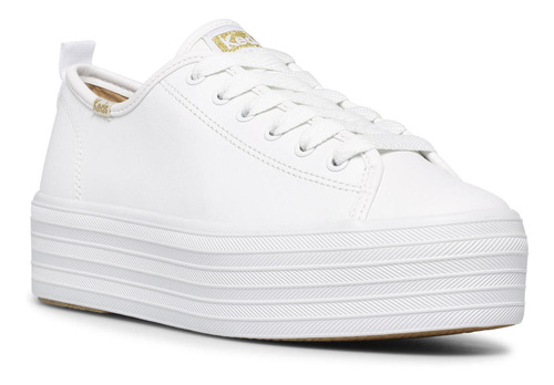 Zapatilla Keds Triple Up Leather White
