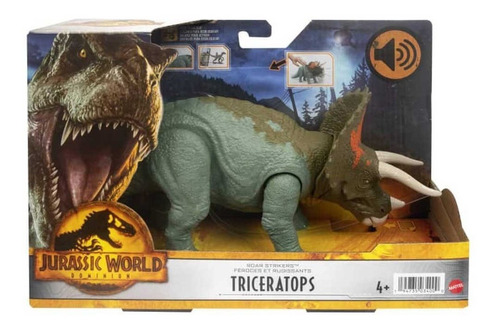 Jurassic World Dominion Ruge Ataca Triceratops Mattel Hdx40