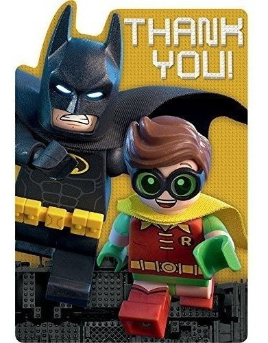 American Greetings Boy.s Lego Batman Tarjetas De Agradecimie