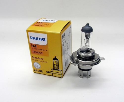 Lampara Philips H4 Pt43 Para Auto 12v 60-55w - I33369