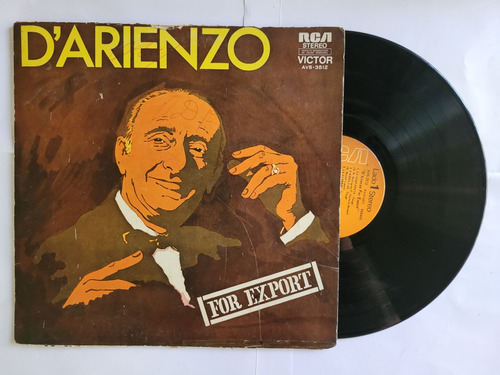 D'arienzo For Export Vinilo Lp Tango