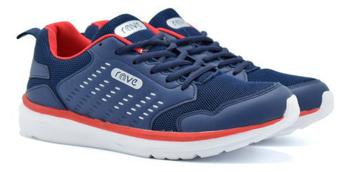 Zapatilla Deportiva Azul Y Rojo Cajal Hombre Rave