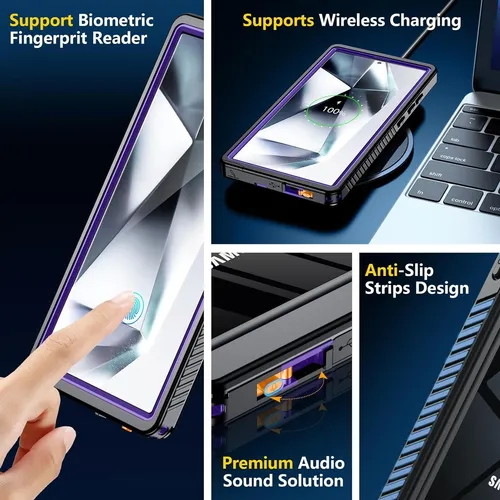 Spidercase Funda 360 P/ Samsung Galaxy S24 Ultra Waterproff.