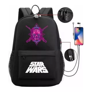 Para Estudantes Mandalorian A Mochila Antifurto Zmshop