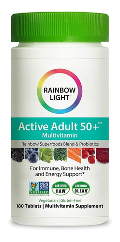 Vitaminas Rainbow Light 180tabs - Unidad a $2652