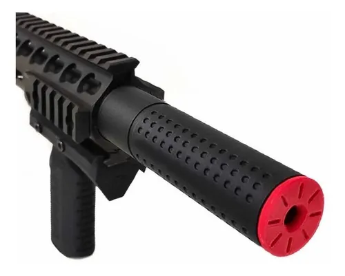 comprar Recessivo Protetor Tapa Cano Supressor Rosca Esquerda 10cm