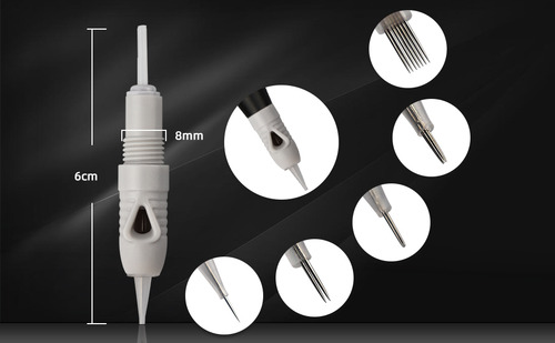 15 Cartuchos 2r Dermografo Charmant, Charme Princesse -8mm-