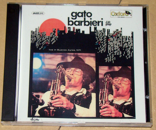 Gato Barbieri Live In Buenos Aires 1971 Cd Bajado De Lp 