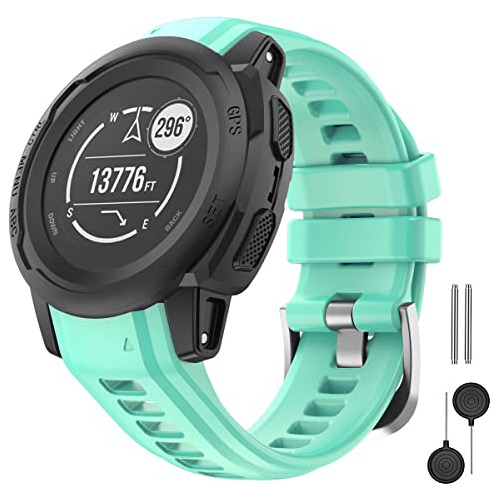 Correa Reloj Para Garmin Instinct 2s/ 2s Solar Lake Azul