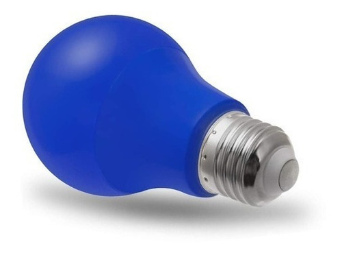 Lampara Led  Bulbo 5w Luz Azul E27