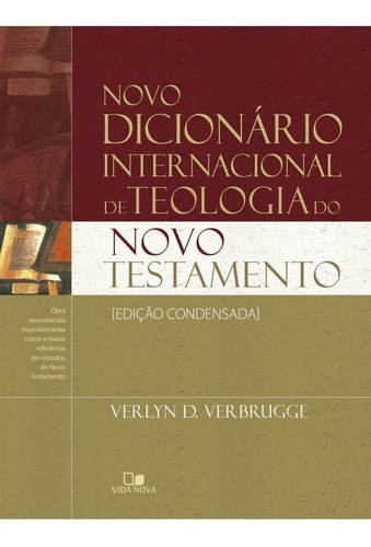 Novo Dicionário Internacional De Teologia Do Nt