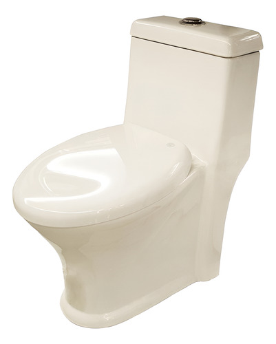 Wc One Piece, Asiento Soft Close, Color Hueso Solo Cdmx