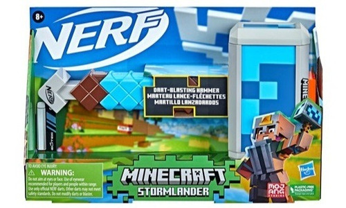 Nerf / Minecraft / Stormlander / Martillo De Dardos / Hasbro
