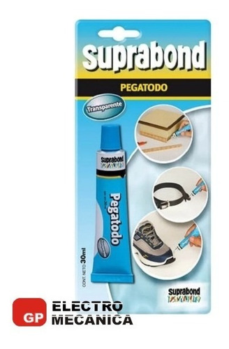 Imagen 2 de 9 de Adhesivo Suprabond Pegatodo Contacto Transparente 30 Ml