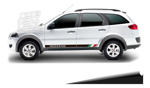 Calco Decoracion Fiat Palio Weekend Italy Juego