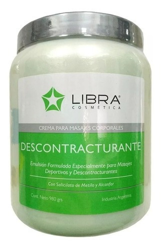  Libra Crema Para Masajes Descontracturantes