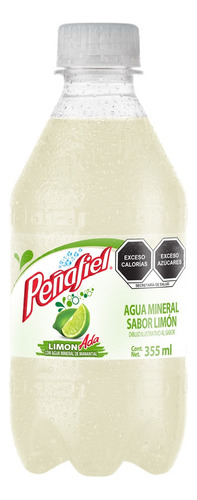 16 Pack Agua Mineral Sabor Limonada Peñafiel 355 Ml
