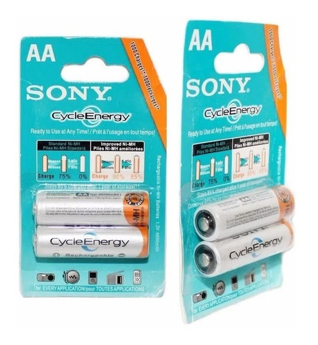 Bateria Pila Recargable Sony Aa De 4.600 Mah