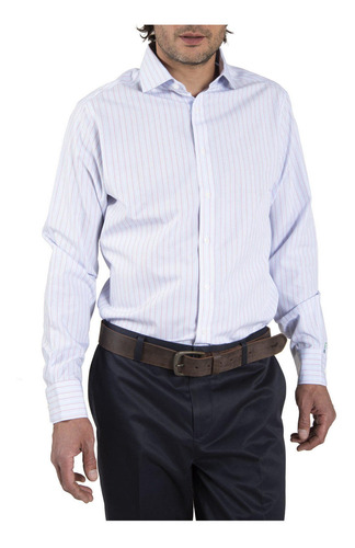 Camisa Algodón Wfmodern Celeste Hombre Rockford