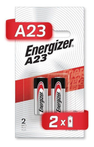 Pila Bateria Alcalina Energizer A23 12v 2 Piezas