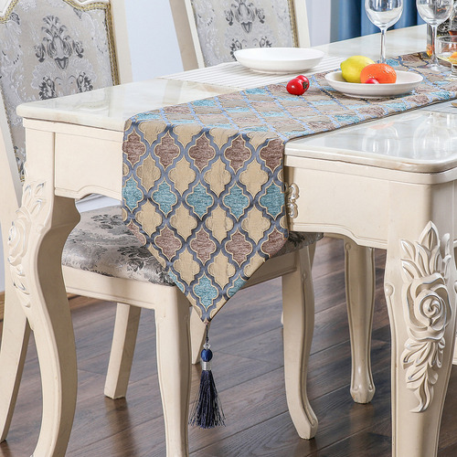 Bandera De Mesa: 32 X 160 Cm, Lujosa Mesa De Comedor Con For