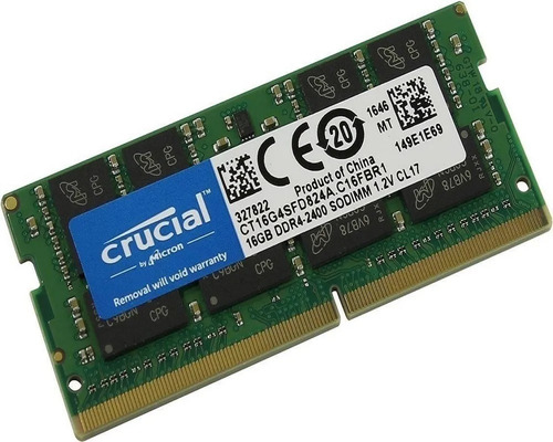 Memoria Ram Ddr4 Crucial 4gb Portatil Pc4-2666 1.2v 260pin